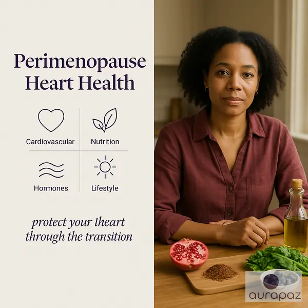 perimenopause heart health - Aurapaz